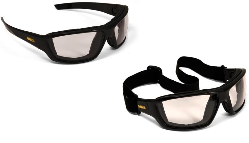 DeWalt Safety Goggles Glasses Converter Indoor/Outdoor Anti-Fog Lens DPG83-91